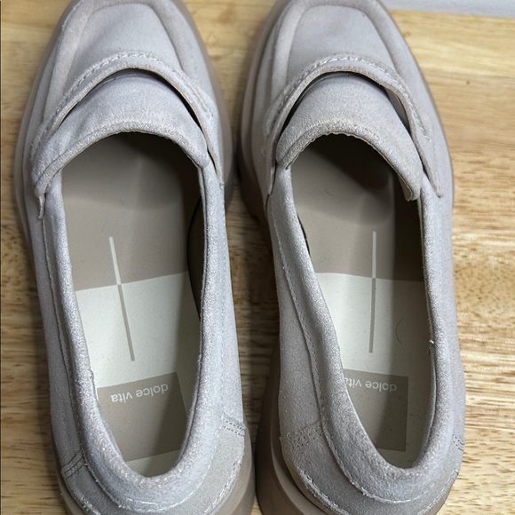 Dolce Vita Cream- Size 6.5 Suede Loafers - Picture 7 of 10